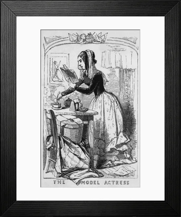 Framed Print : The Model Actress Framed Print : The Model Actress