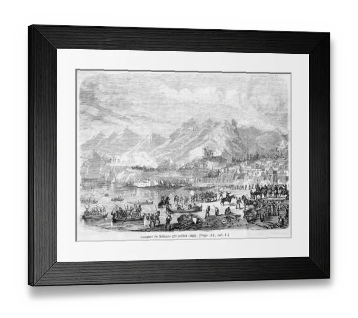 Framed Print : Battle of Milazzo - 4 Framed Print : Battle of Milazzo - 4