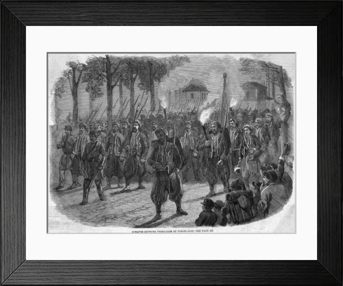 Framed Print : Zouaves for Italy Framed Print : Zouaves for Italy