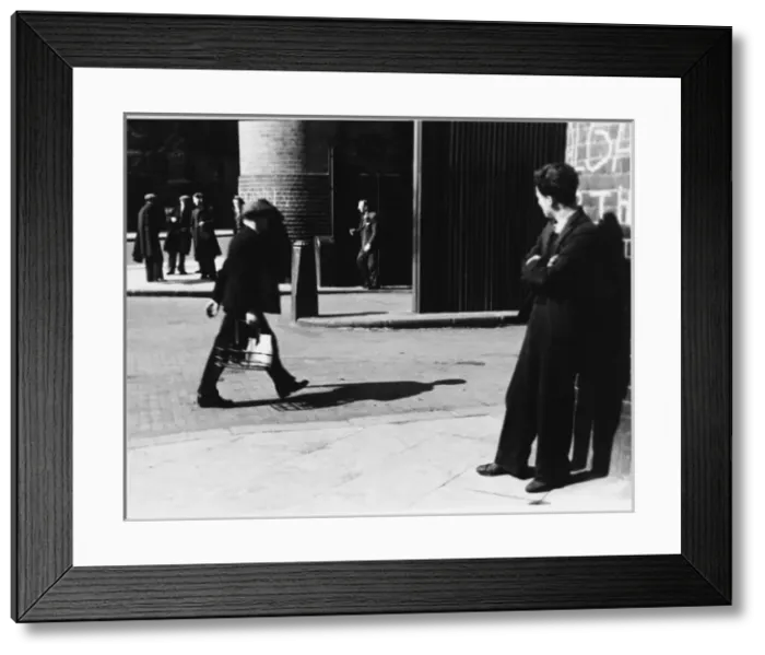 Framed Print : STRIKERS AND SCAB Framed Print : STRIKERS AND SCAB
