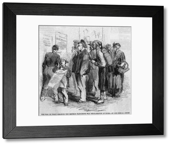 Framed Print : War Announced Framed Print : War Announced