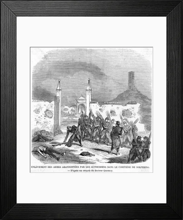 Framed Print : Battle of Solferino 10 Framed Print : Battle of Solferino 10