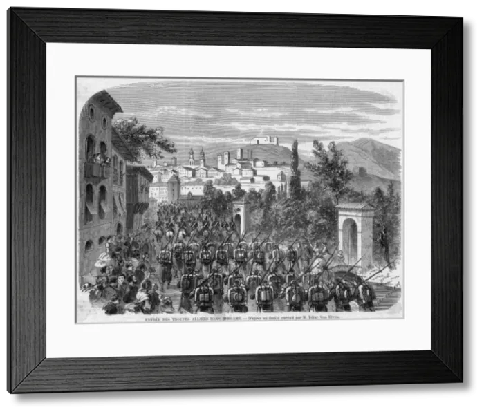Framed Print : French Enter Bergamo Framed Print : French Enter Bergamo