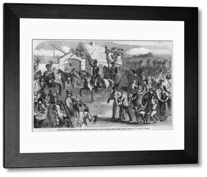 Framed Print : Austrian Volunteers Framed Print : Austrian Volunteers