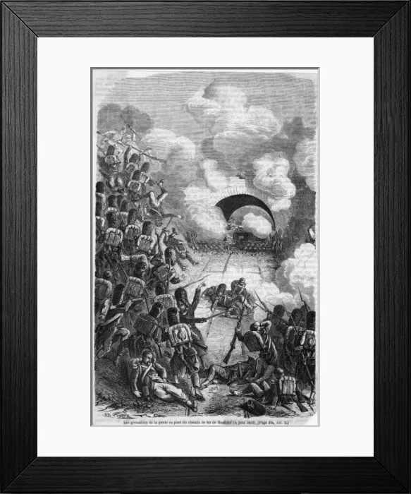 Framed Print : Battle of Magenta - 4 Framed Print : Battle of Magenta - 4