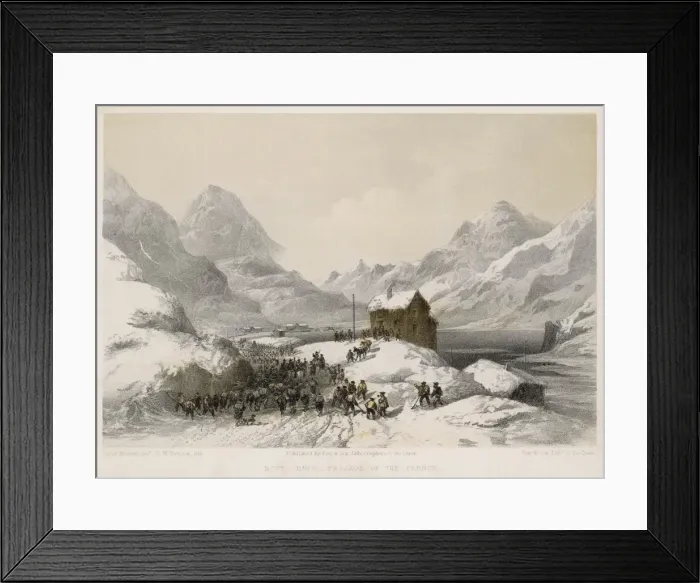 Framed Print : French at Mont Cenis Framed Print : French at Mont Cenis
