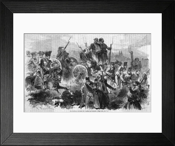Framed Print : Zouaves after Palestro Framed Print : Zouaves after Palestro