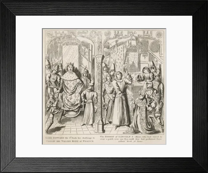 Framed Print : START OF 100 YEARS WAR Framed Print : START OF 100 YEARS WAR