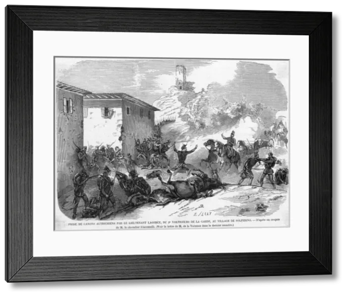 Framed Print : Battle of Solferino 11 Framed Print : Battle of Solferino 11