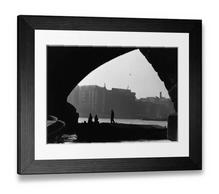 Framed Print : Thames Barge / Bridge Framed Print : Thames Barge / Bridge