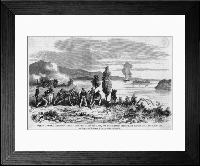 Framed Print : Austrian Ship Sunk Framed Print : Austrian Ship Sunk