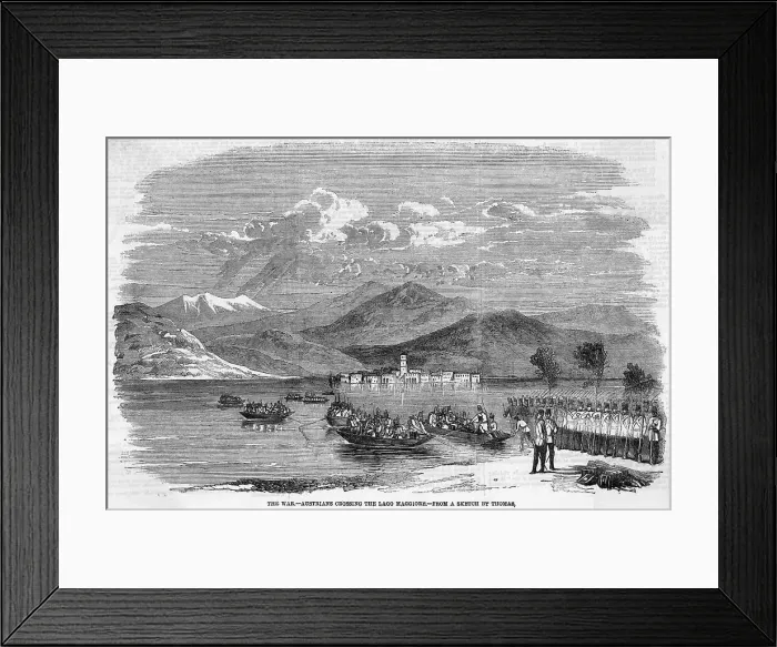 Framed Print : Austrians on Lake Framed Print : Austrians on Lake