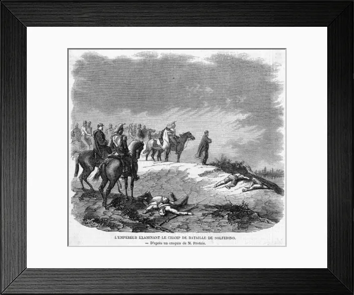 Framed Print : Battle of Solferino 9 Framed Print : Battle of Solferino 9