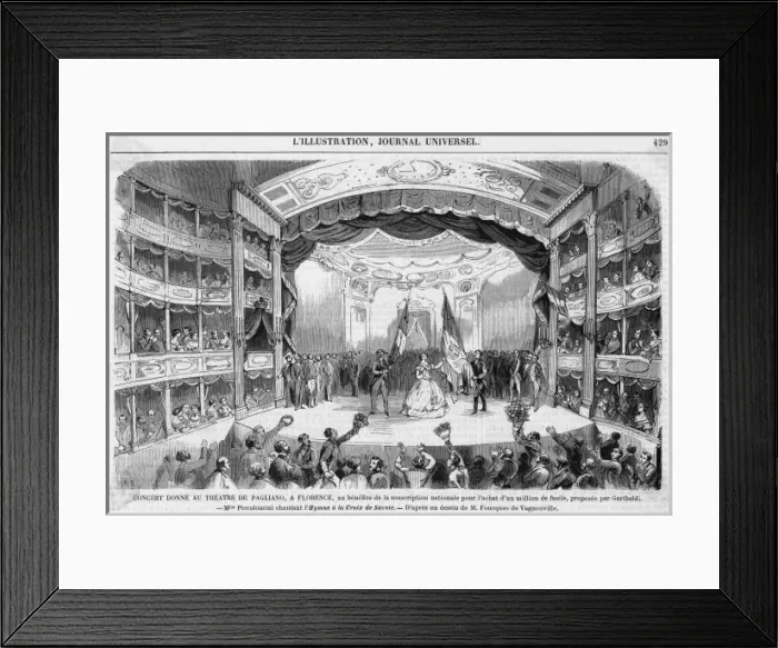 Framed Print : Fund-Raising Concert Framed Print : Fund-Raising Concert