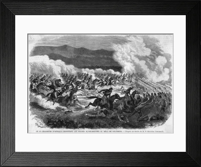 Framed Print : Battle of Solferino 3 Framed Print : Battle of Solferino 3