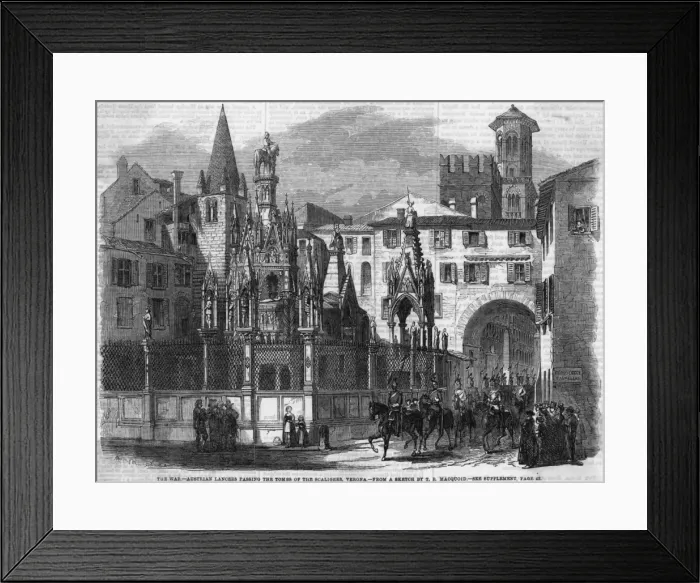 Framed Print : Austrians in Verona Framed Print : Austrians in Verona