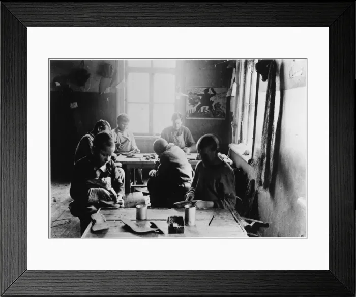 Framed Print : Orphan Shoe-Makers Framed Print : Orphan Shoe-Makers
