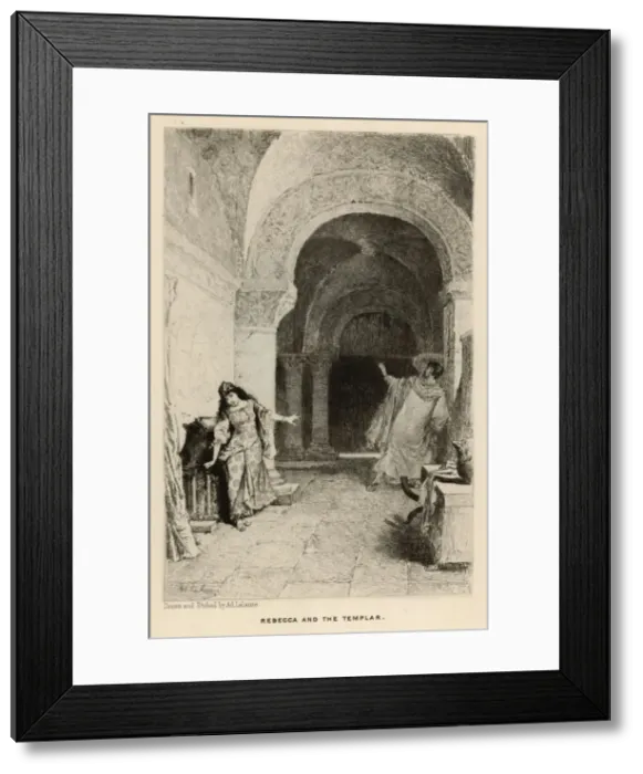 Framed Print : Ivanhoe / Rebecca / Templar Framed Print : Ivanhoe / Rebecca / Templar
