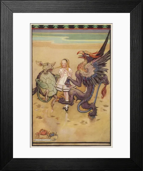 Framed Print : Lobster Quadrille Framed Print : Lobster Quadrille