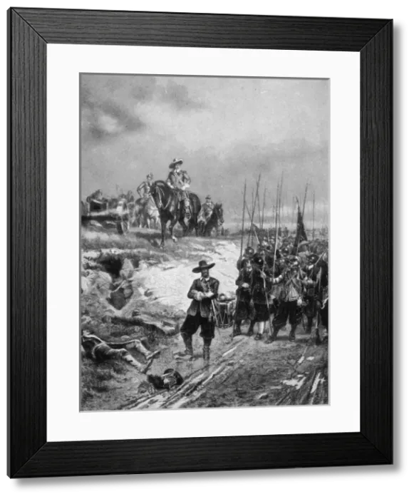 Framed Print : Cromwell at Marston Moor Framed Print : Cromwell at Marston Moor