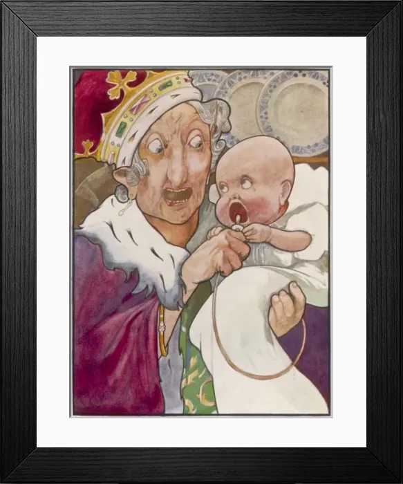 Framed Print : Duchess and Baby Framed Print : Duchess and Baby