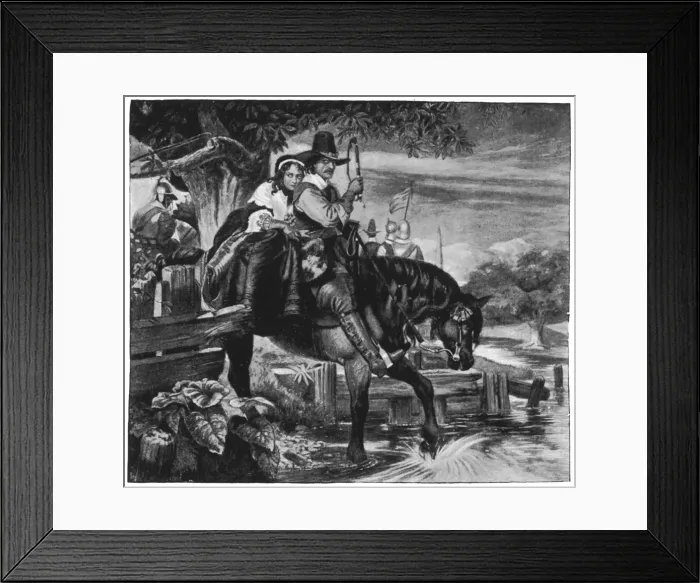 Framed Print : Charles and Jane Lane Framed Print : Charles and Jane Lane