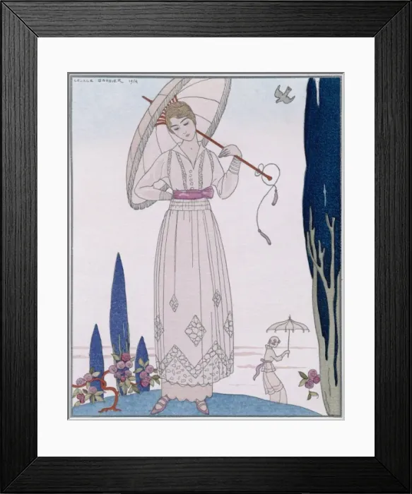 Framed Print : Fringed Parasol 1914 Framed Print : Fringed Parasol 1914