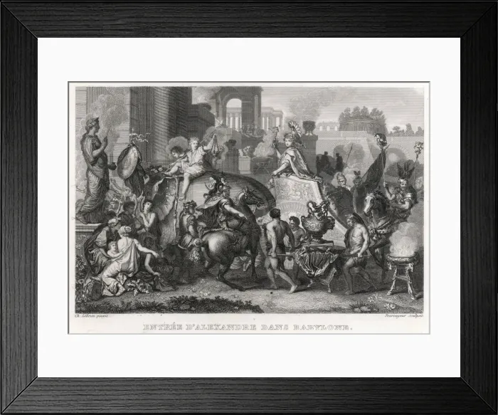 Framed Print : Alexander in Babylon Framed Print : Alexander in Babylon