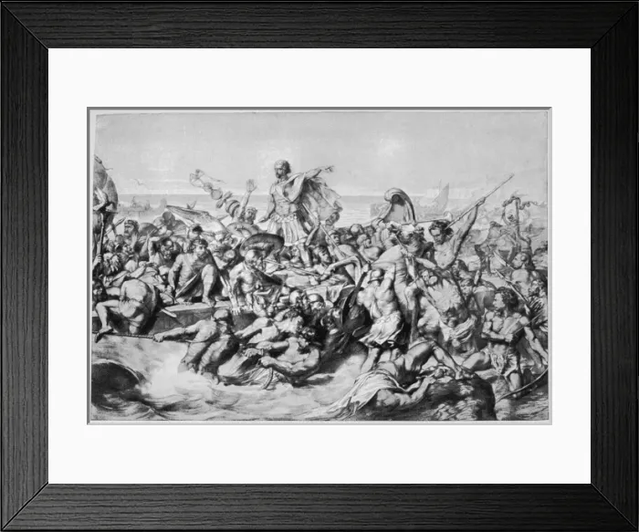 Framed Print : Romans Invade Britain Framed Print : Romans Invade Britain