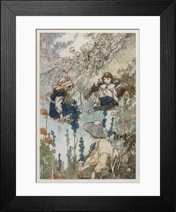 Framed Print : Secret Garden / Characters Framed Print : Secret Garden / Characters