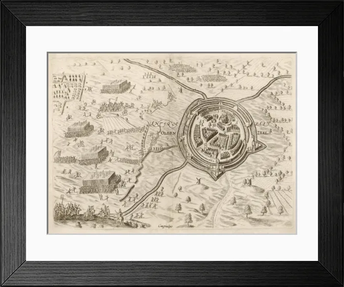 Framed Print : Siege of Oldenzeel Framed Print : Siege of Oldenzeel