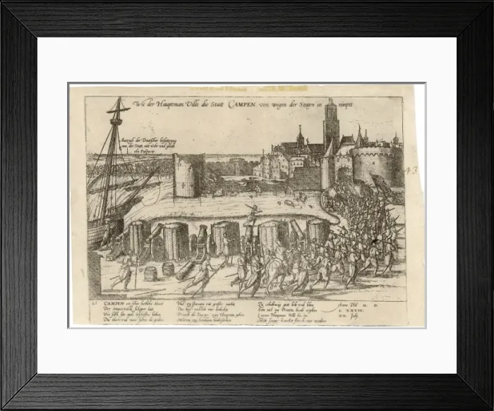 Framed Print : Siege of Campen Framed Print : Siege of Campen