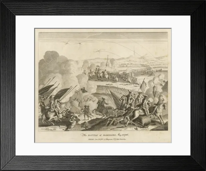 Framed Print : Battle of Ramillies Framed Print : Battle of Ramillies