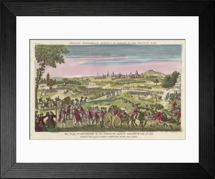 Framed Print : French Take Antwerp