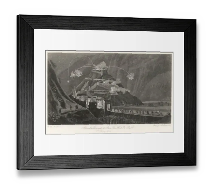 Framed Print : Attack on Fort Du Bard Framed Print : Attack on Fort Du Bard
