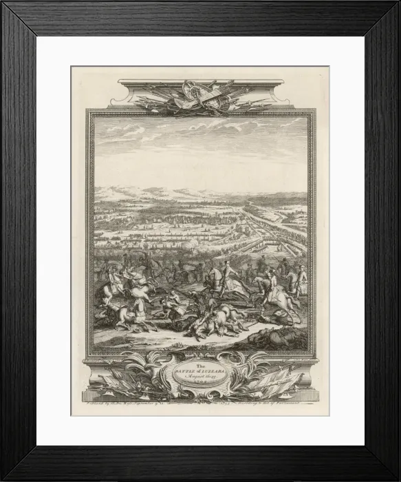 Framed Print : Battle of Luzzara Framed Print : Battle of Luzzara