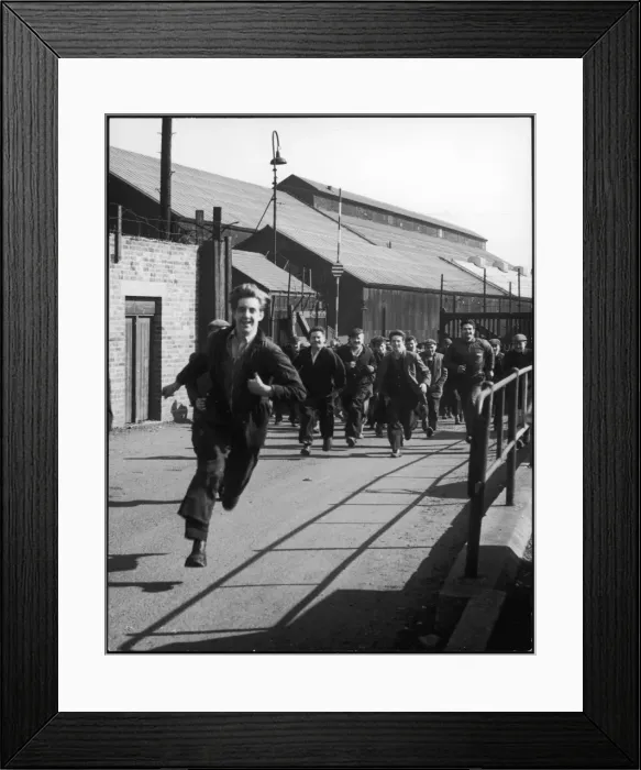 Framed Print : Leaving Factory at Run Framed Print : Leaving Factory at Run