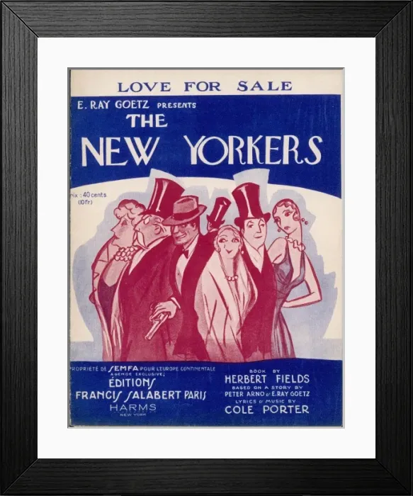 Framed Print : Musical Show / N Yorkers Framed Print : Musical Show / N Yorkers