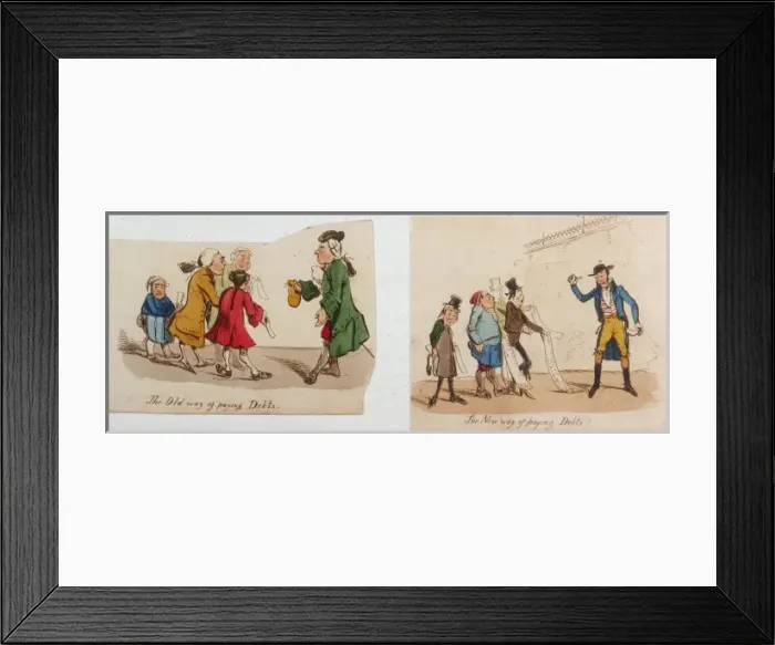 Framed Print : Debt-Paying C1830 Framed Print : Debt-Paying C1830