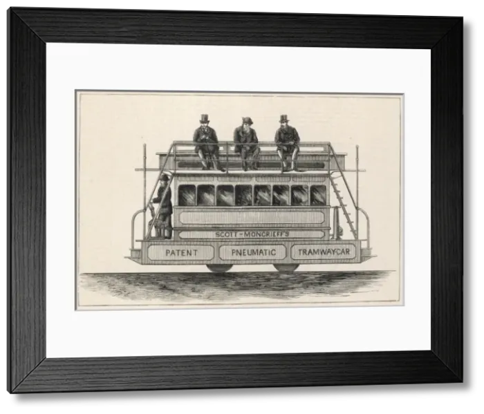 Framed Print : Scott-Moncrieff Tram Framed Print : Scott-Moncrieff Tram