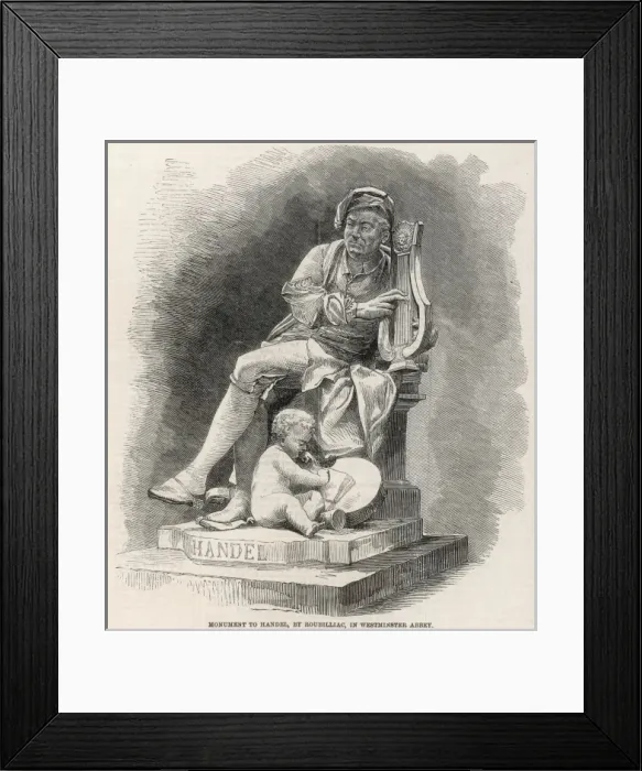 Framed Print : Handel Monument Framed Print : Handel Monument