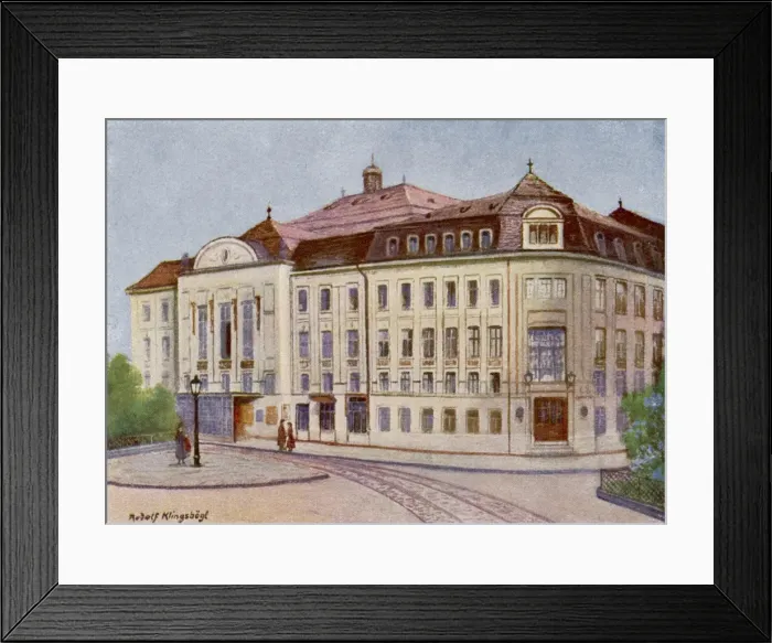 Framed Print : Vienna / Konzerthaus 1913 Framed Print : Vienna / Konzerthaus 1913
