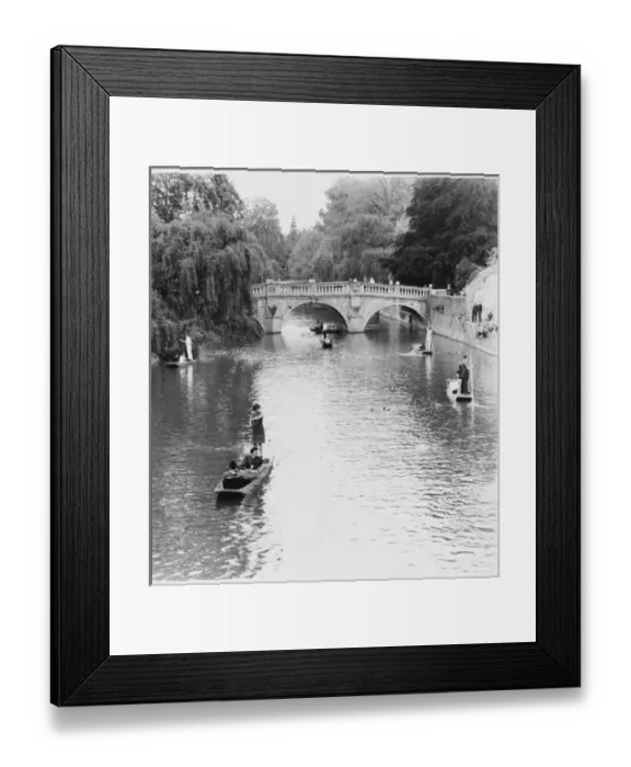 Framed Print : Cambridge Univ River 20C Framed Print : Cambridge Univ River 20C