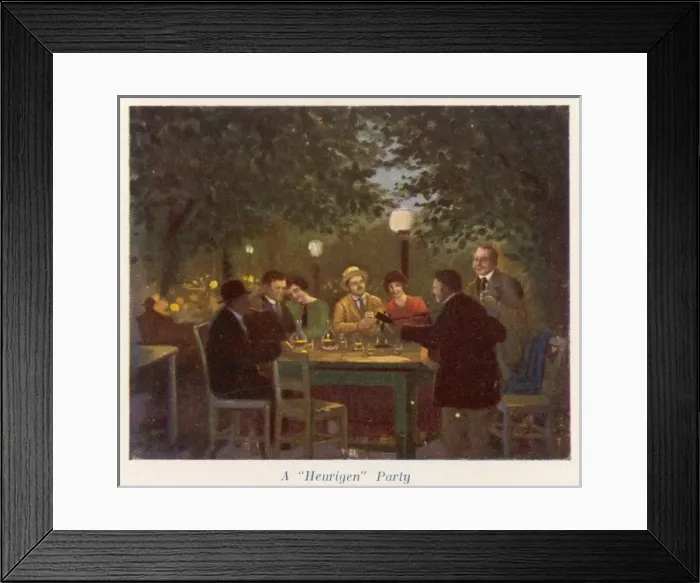 Framed Print : Heurigen Party, Vienna Framed Print : Heurigen Party, Vienna