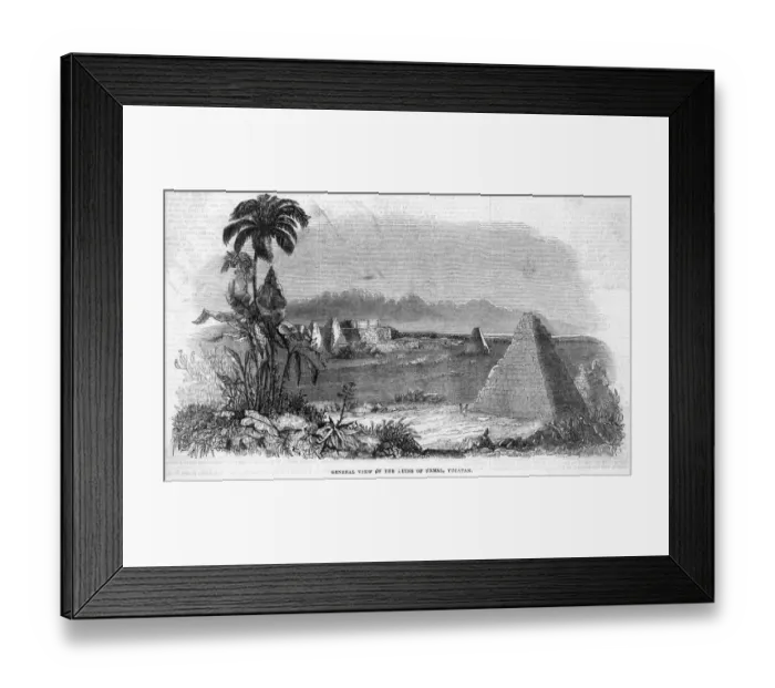 Framed Print : Mexico Uxmal Framed Print : Mexico Uxmal