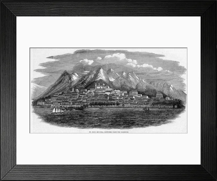 Framed Print : Cuba Santiago Framed Print : Cuba Santiago