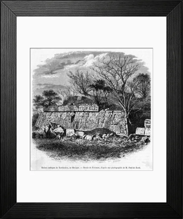 Framed Print : Mexico Xochicalco Framed Print : Mexico Xochicalco