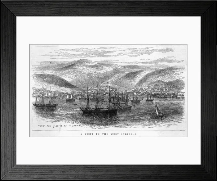 Framed Print : West Indies St Thomas Framed Print : West Indies St Thomas