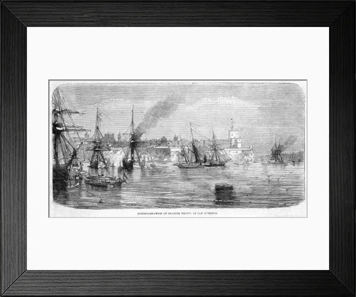 Framed Print : West Indies Dominican Framed Print : West Indies Dominican