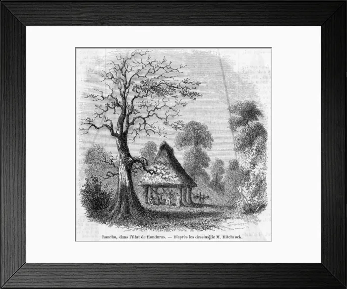 Framed Print : Honduras Rancho Framed Print : Honduras Rancho